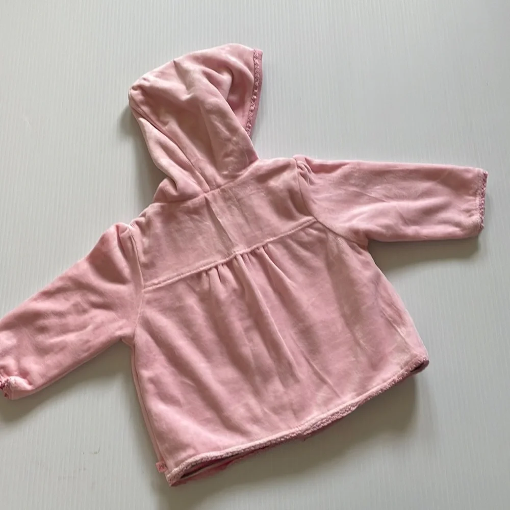 The Children’s place 3 piece set.  Pink Pants, Jacket & bib.  Size 6-9 months